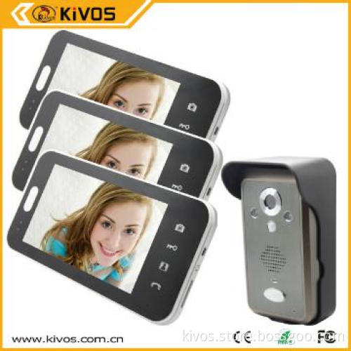 7\'\' Door Phone With Image Memory Digital Wireless Camera Door Phone 7